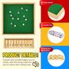 Wooden Dice Game Portable Shut The Box Wooden Board Game Classics Tabletop Gaming Toy for 2-6 Players for Home Party Bar