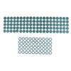 200Pcs Self-Adhesive 18650 21700 26650 32650 Battery Insulating Gasket Li-Ion Battery Insulation Electrical Insulation Pad Rings