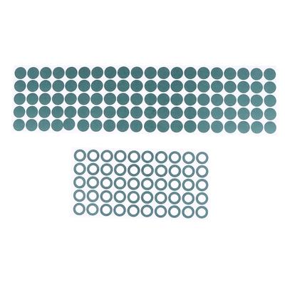 200Pcs Self-Adhesive 18650 21700 26650 32650 Battery Insulating Gasket Li-Ion Battery Insulation Electrical Insulation Pad Rings