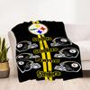 Pittsburgh Steelers Gear Blanket Soft Warm Cozy Perfect for Couch Office Chair Office Four Seasons Universal Digital Print