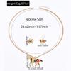 Animal Horses Pendant Necklaces Little Rainbow Horse Jewelry Drops of Oil Glaze Horses Necklace for Teen Girls Horse Lovers