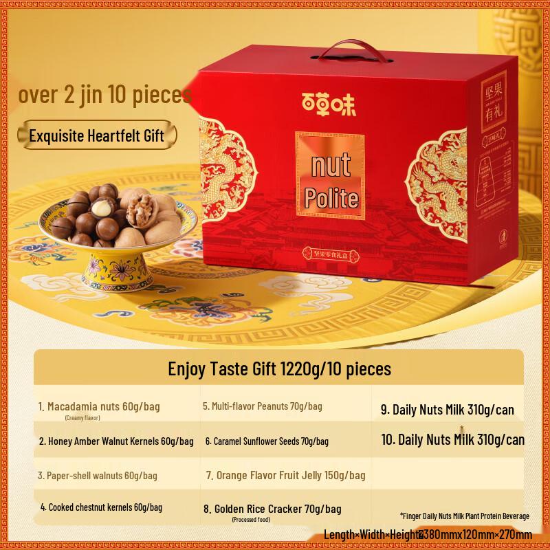 Baicaowei Nut Gift Box Assortment