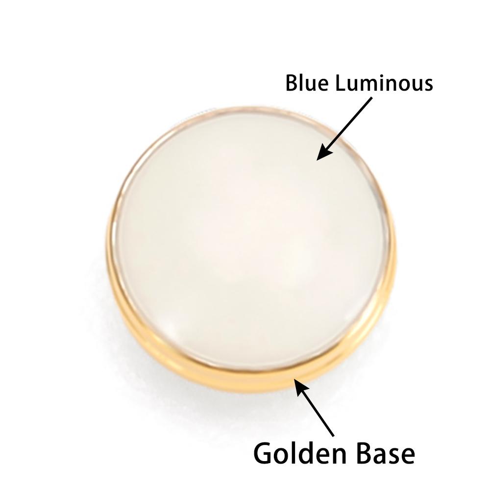 

1/2pcs Watch Bezel Insert 12 O’Clock Lume Pearl Dot Mod Parts White Beads Blue Green Luminous Pip Replacement Spare Accessories