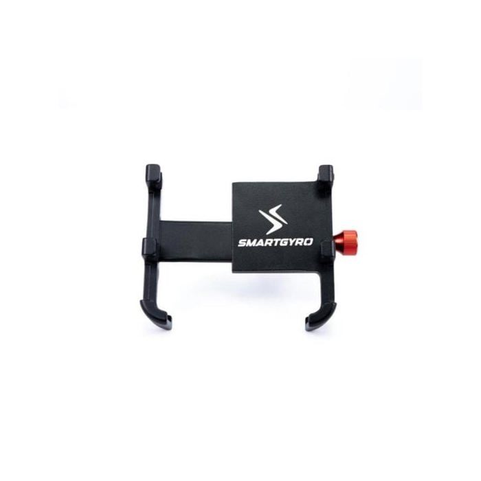 Soporte de teléfono aluminio CNC para patinete eléctrico ancho ajustable 6 garras 3.5-7 pulgadas