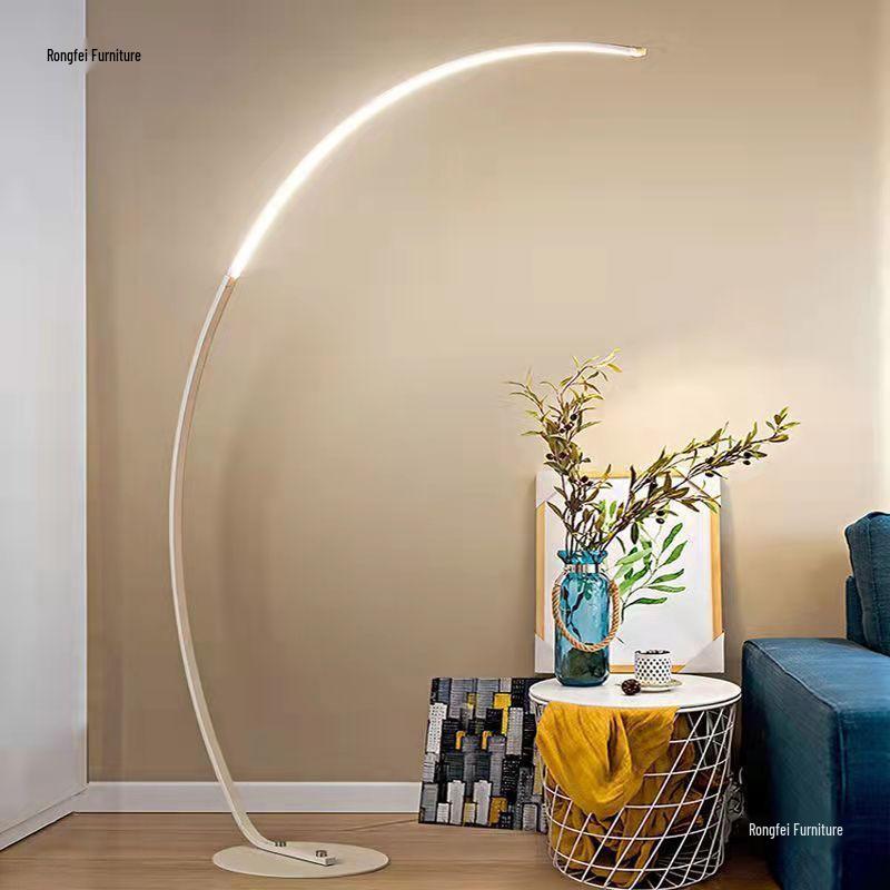 Designer LED Minimalist Arc Floor Lamp for Living Room