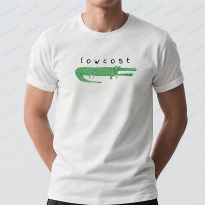 Lowcost Crocodile Designer Funny T-shirt Humorous Satire Tshirt Men Women Summer Crewneck Cotton Tee Loose O-neck Hot Sale Tops