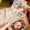 55sheets Christmas Happy Series Poker Cards Boxed Cardboard Vintage Durable Card Friends Gathering Holiday Gift Decorative Card