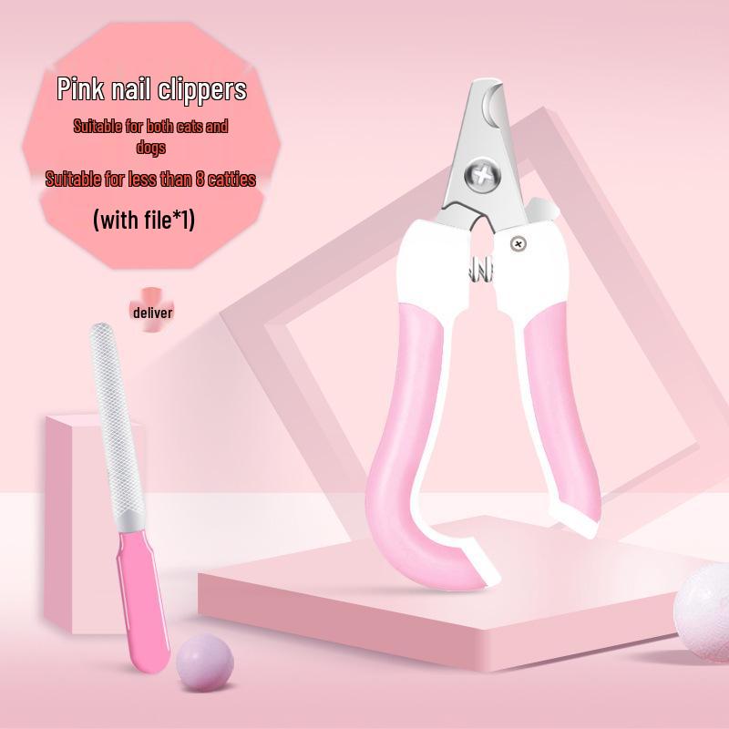 Chinchilla & Cat Nail Clippers: Anti-Bleed, Round Hole, Small Blind Clippers