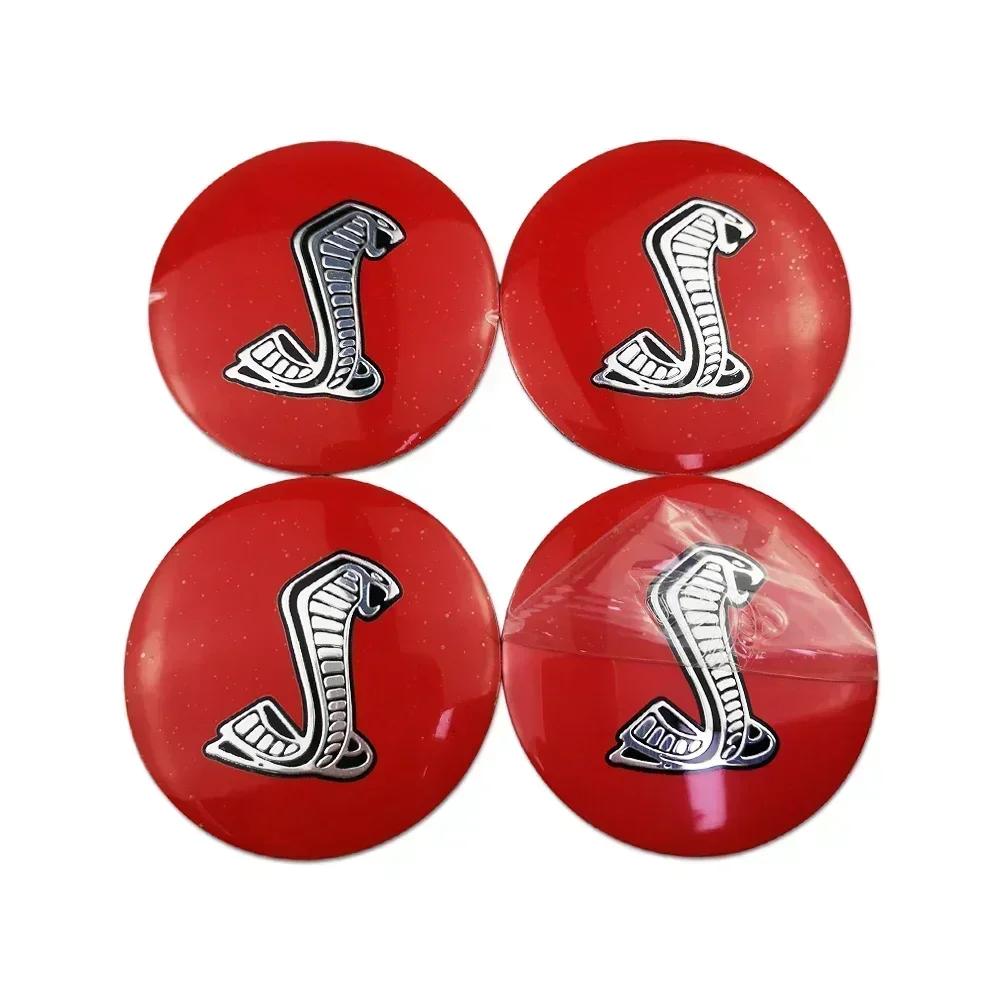 4pcs 56mm Auto Wheel Hub Center Caps Emblem Decals For Ford Fusion Ecosport F36 Kuga ST Explorer Fiesta Focus 2 Mondeo Edge Transit