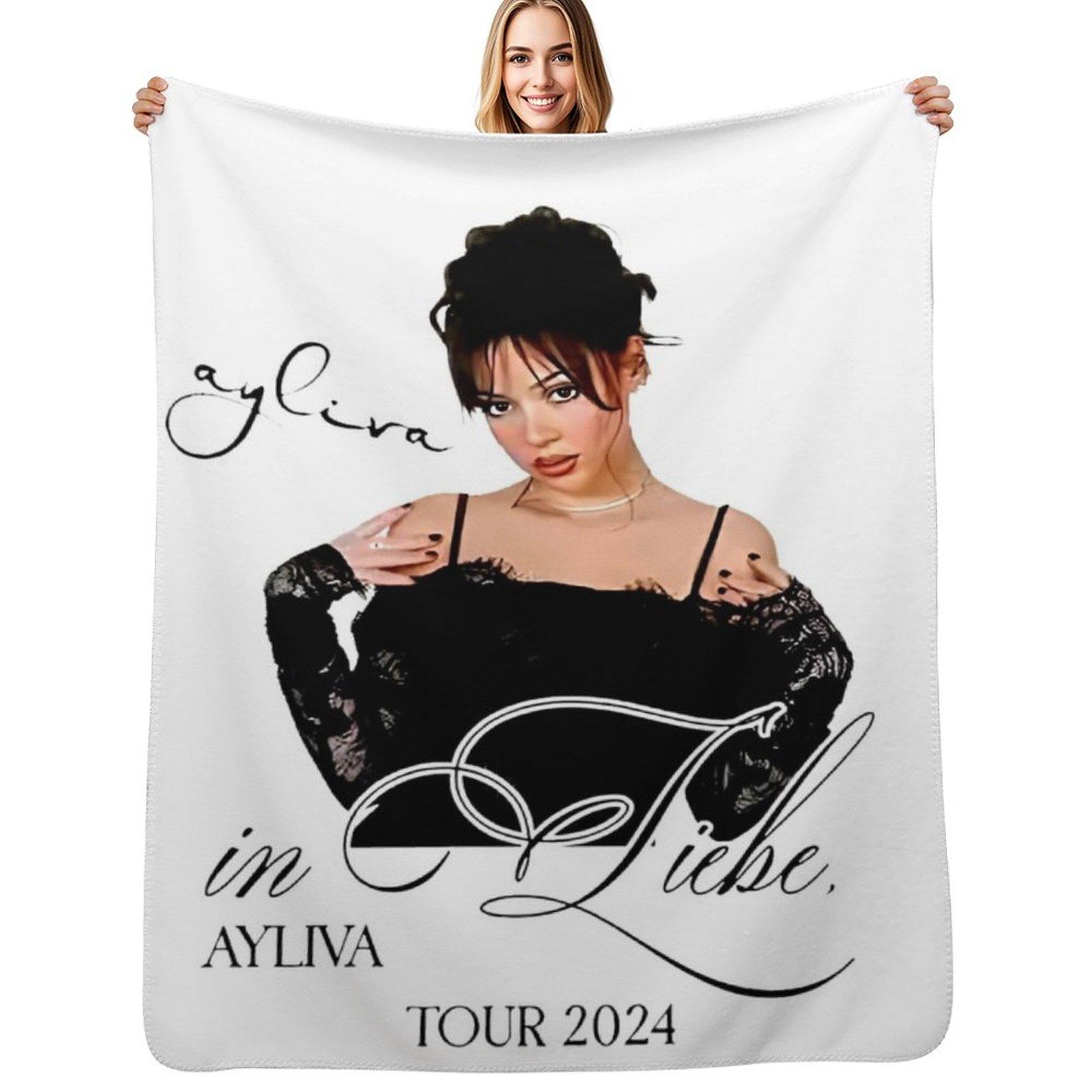 Ayliva In Liebe Tour Throw Blanket Wrinkle Resistant Lightweight Blanket Size: 75*100cm, Weight: 230 GSM
