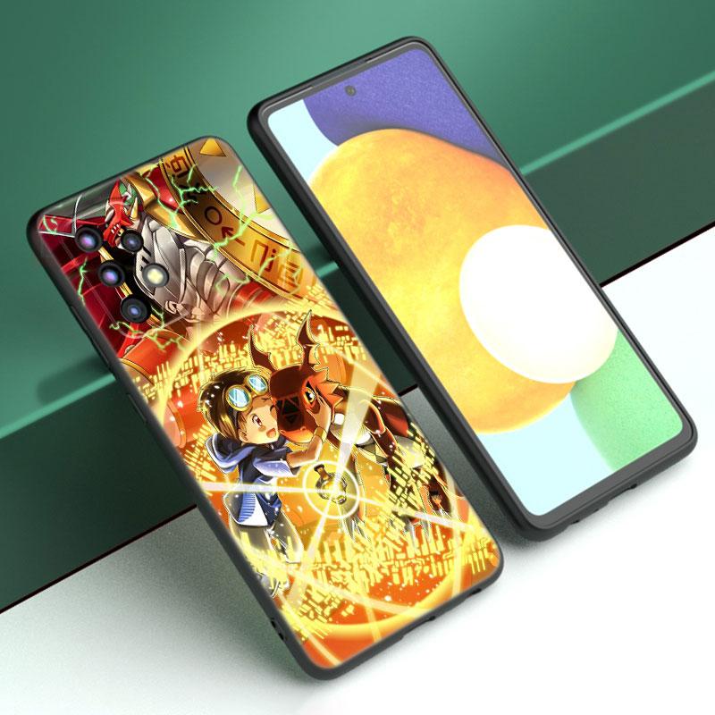 Digital Monster Digimon Case For Samsung A13 A22 A24 A32 A23 A25 A34 A35 A52S A53 A54 A55 A73 5G A12 A14 A15 A31 A33 A50 A51 A72