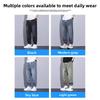 Men's Ice Silk Jeans with Cuffed Legs, 2026 New Summer Thin Style, American Style Work Pants, Casual Trousers for Men
