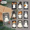 40pcs, Halloween tags, hang tags, gift tags, party decorations, DIY, holiday home decor, party cards, ornaments, jute rope