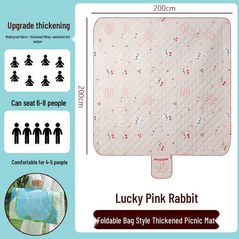 A1R Waterproof Picnic Mat - Thick, Portable Outdoor Ground Cover for Camping, Beach, Lawn, or Spring Outings