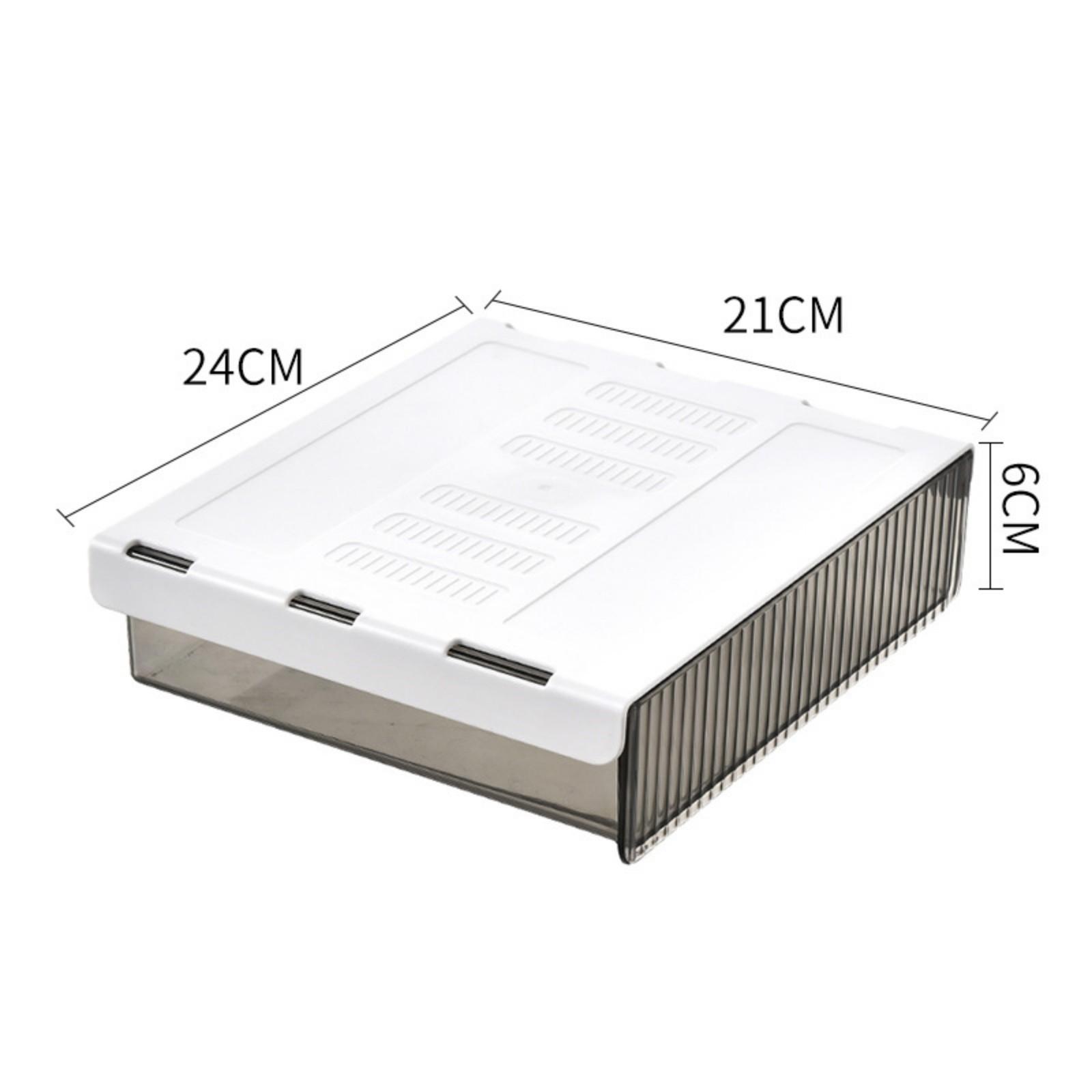 

Органайзер для выдвижных ящиков под стол, Пластиковый прозрачный выдвижной ящик, Экономия места, Выдвижной кейс для хранения под столом, Для классной комнаты One Size