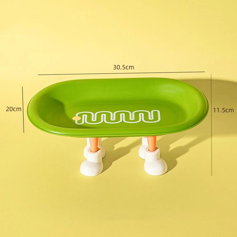 

Ins Style Restaurant Послеобеденный чай Тарелка для закусок Торт Хлеб Фрукты Хранение сухофруктов Вход Мультяшный ключ Хранение Лоток Креативный зелёный