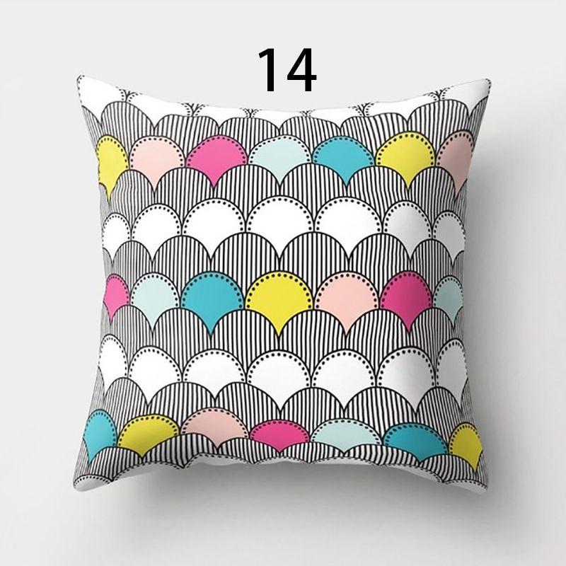 Luxurious Mermaid Fish Scale Pillowcase Soft Peach Cloth For Bedroom And Sofa