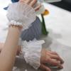 False Lace Cuffs Sweater Decorative Wristband Hoodie Flared Sleeves Detachable