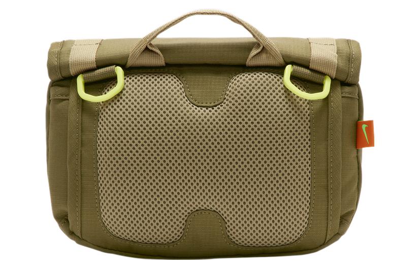 Nike Fabric One Shoulder Crossbody Fanny Pack Regular Unisex Olive Green DJ9681-368