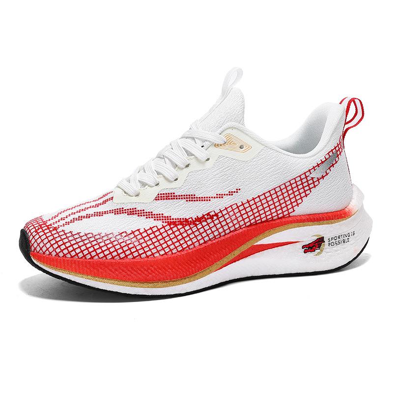 

T037 men s and women s running shoes spring and summer low-top mesh cloth surface popcorn sole lightweight breathable cushioning sports shoes joggi 36