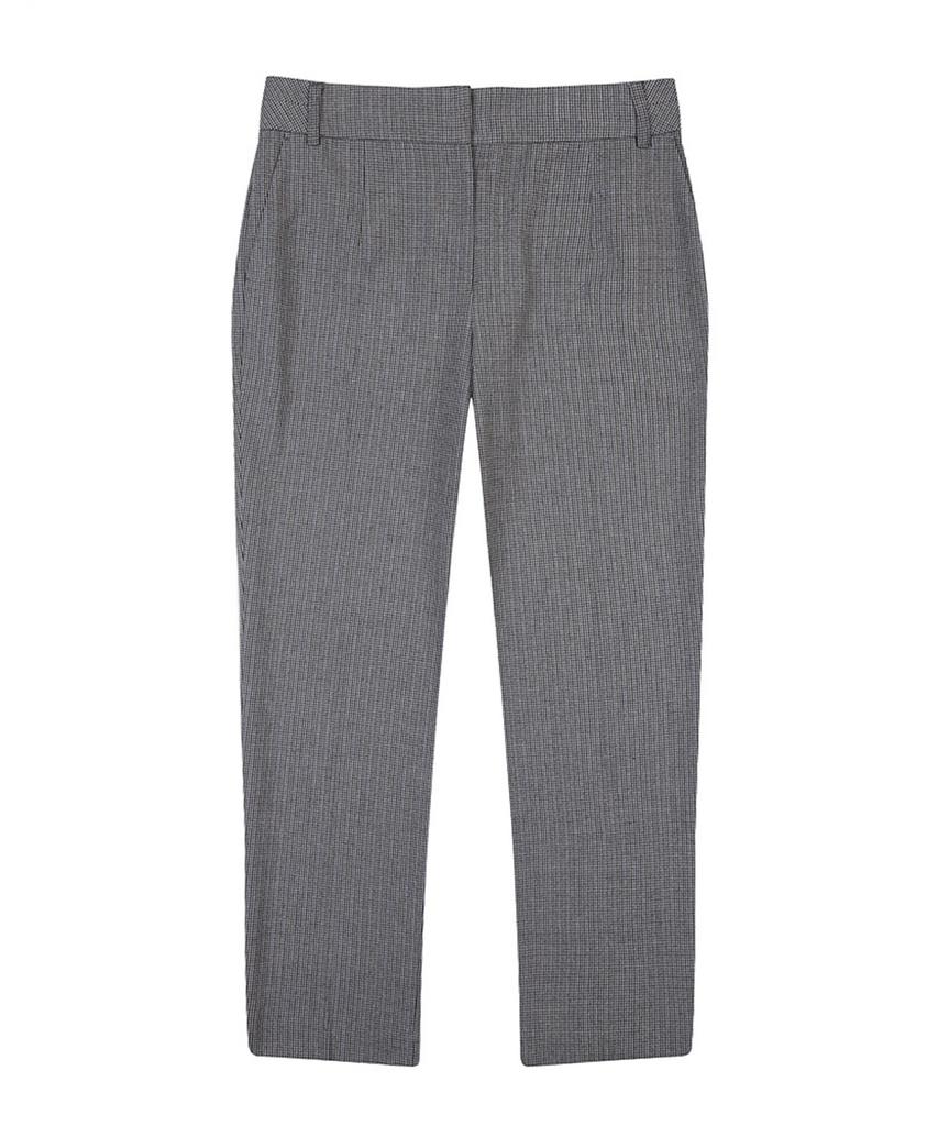 ECOLEDEPARIS Straight Fine Check Pattern Pants_Cb0Xwpa017Z