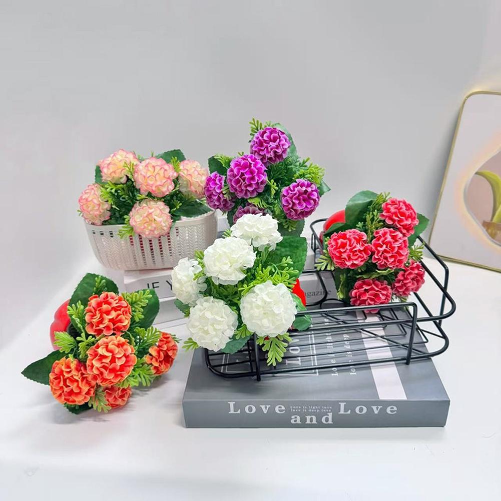 Artificial Daisy Silk Flower Potted Plant for Home Decor Wedding Photography Props and Indoor Tabletop Display