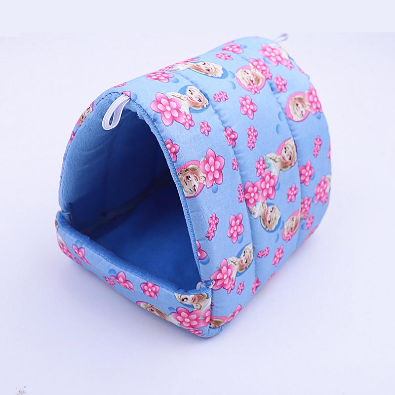 Ciepły hamak dla papug: Gniazdo bawełniane ze skóry tygrysa dla małych zwierząt, takich jak chomiki, jeże, wiewiórki i świnki morskie