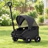 Small Pet Prams Spacious Foldable Ventilated for Outdoor Walks, Shopping Trips, Errands