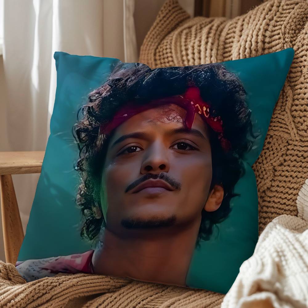 Právě bych mohl Bruno Mars Povlak na polštář Povlak na polštář proti roztočům Neviditelný zip hedvábný krátký plyš Potah na polštář na pohovku