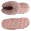 Fashion Smile Winter Ladies Slippers Fluffy Lined Warm Slippers Women Non Slip Cosy House Shoes for Indoor and Outdoor Suede Slippers