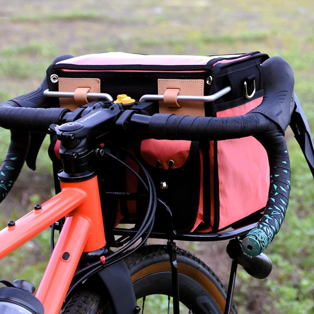 Ostrich Front Coral H220mm X W260mm X F-104X Bag, Pink, Size D200mm, Capacity 12.4L