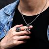 Vintage Personality Viking Anchor Necklace Pendant for Men Punk Stainless Steel Chain Anchor Pendant Men Jewelry Gift Wholesale
