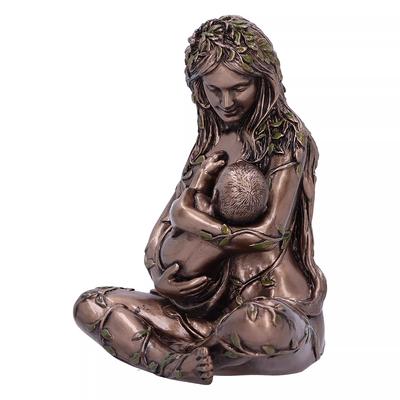Newsset Matka Země vyživuje své děti Gaia Dekorativní figurky Figurka Hoom Zahradní dekorace Ornamenty Socha bohyně