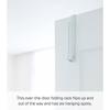 Yamazaki Folding Door Hanger Smart, White, 2 x 7 - 20.5 x 20 cm, 7161