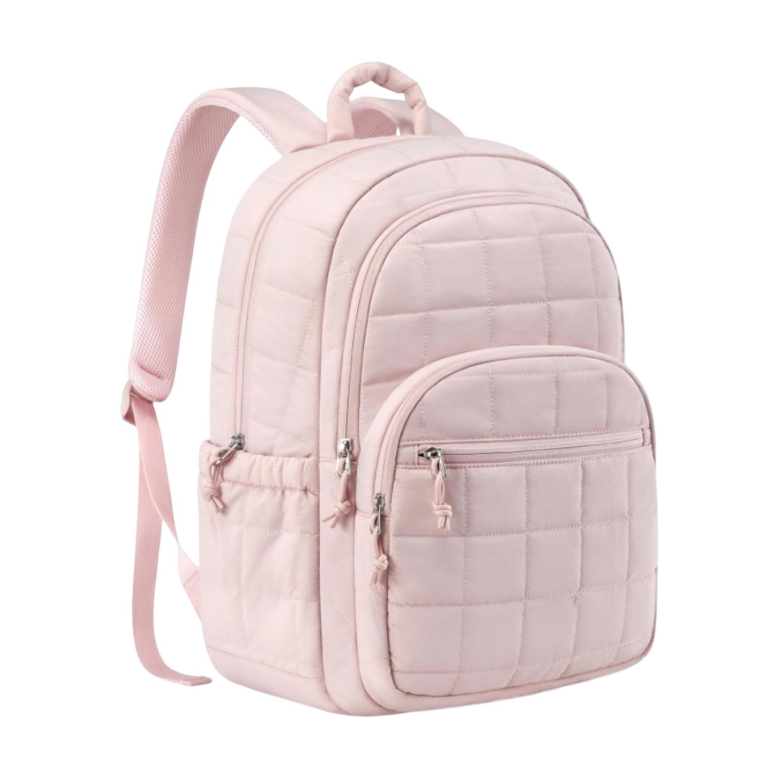 

Computer Backpack Travel Laptop Backpack School Bag One Size розовый