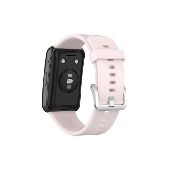 1 Sett Klokkereim Myk Justerbar Silikon Armbånd Erstatning for Huawei Watch Fit (TIA-B09/TIA-B19)