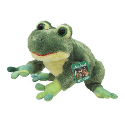 Aurora World Plüsch-Körperpuppe Frosch (mit krächzendem Geräusch)