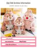 Cartoon Rabbit Plush Keychain Pendant - Cute Influencer Doll for Backpack or Car