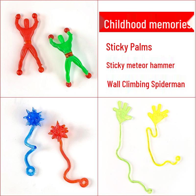 Spider-Man Wall-Climbing Sticky Stress Relief Toy