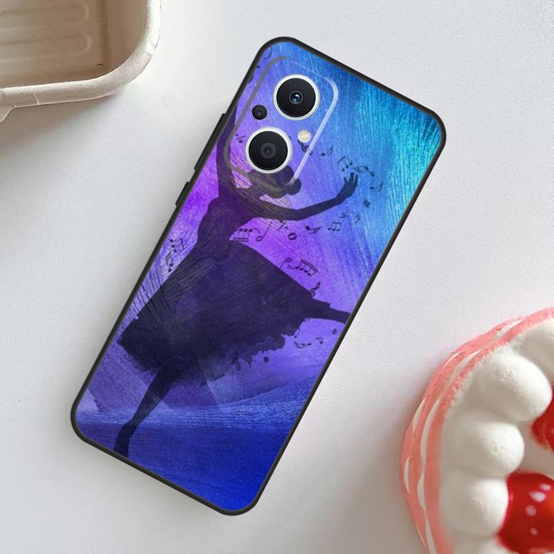 Ballet Ballerina Dancer Case For OPPO Reno 11F 8T 4Z 5Z 4 6 7 8 5 Lite 10 Pro OPPO Find X2 X3 Lite X5 X6 Pro Cover