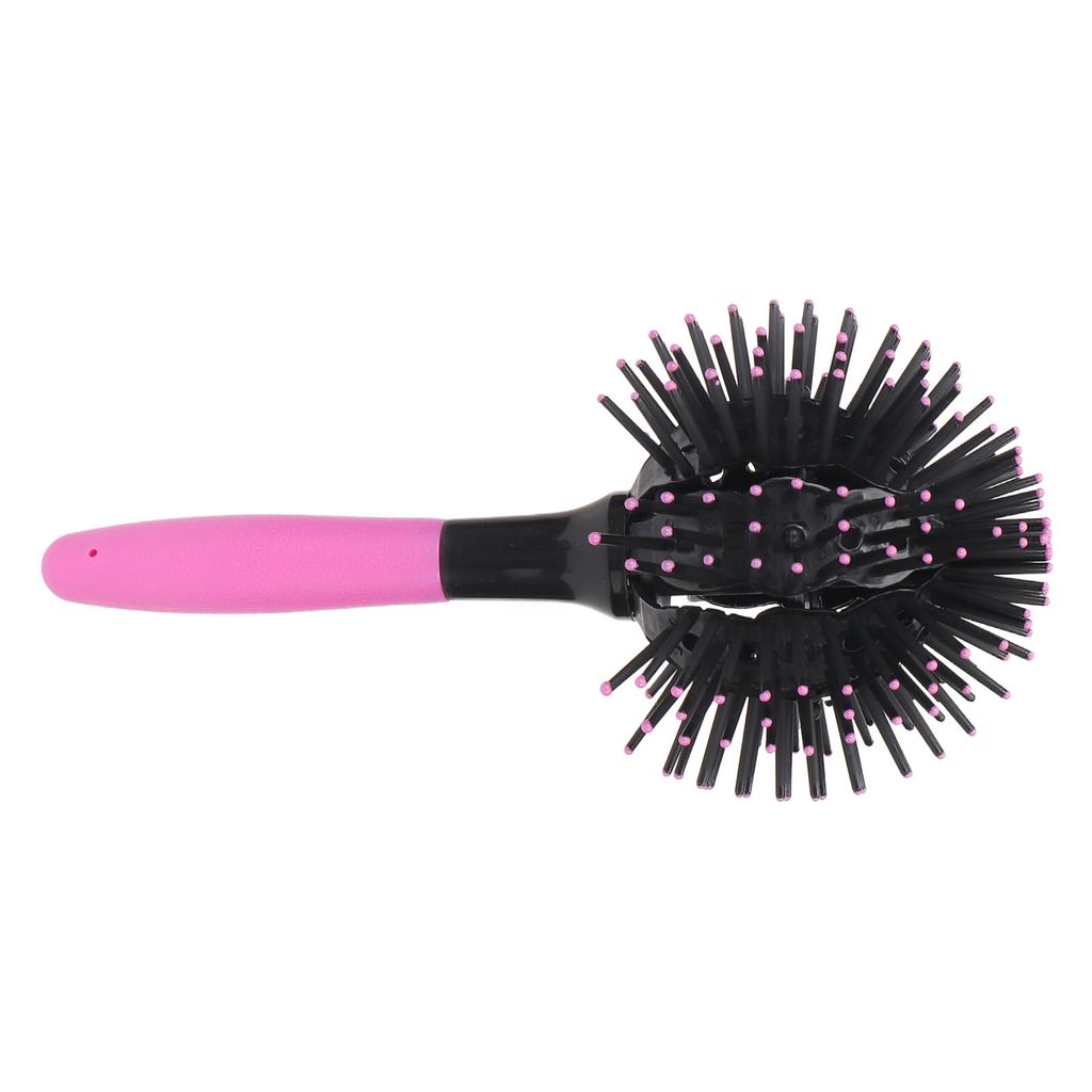 360 Degree Round Ball Hair Comb High Temperature Resistance 3D Curly Hair Comb for Wet and Dry Hair