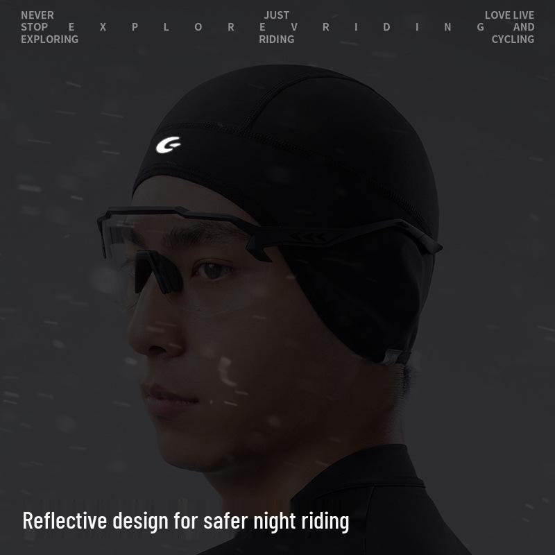 EVR Windproof Cycling Balaclava Hat with Ear Protection - Warm, Cold-Weather Bike Gear for Autumn/Winter