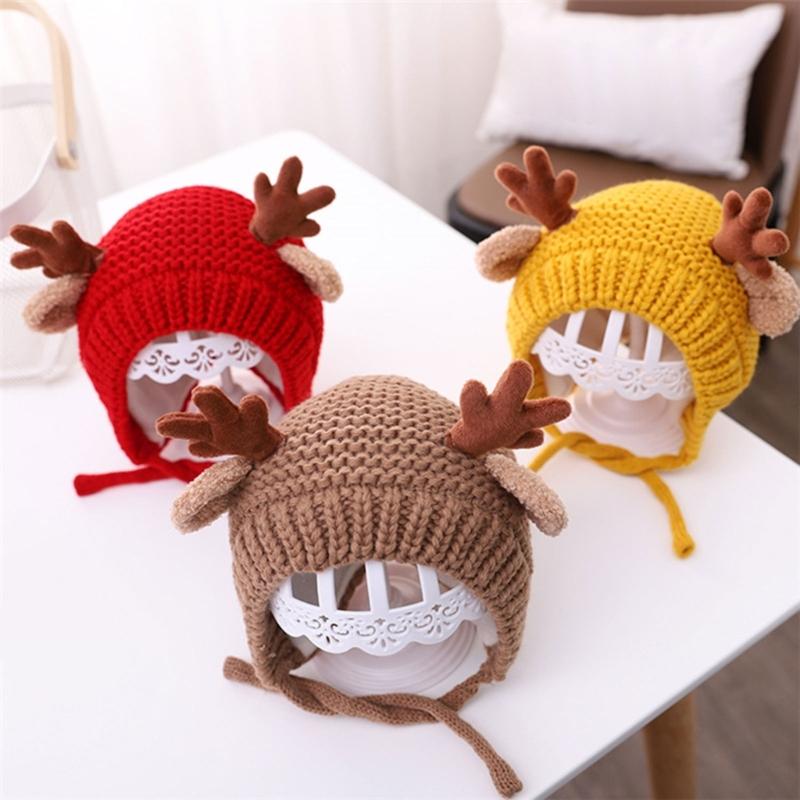 Fashion Christmas Hat for Unisex Wear with Exquisite Antlers Detail for Trending Appeal New Year Supplies
