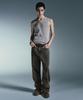 Wide Denim Pants [Washed Beige]