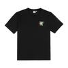 FILA T Shirts Unisex Black Crew Neck Moderate Straight Fit FS2RSF2402X-BLK