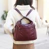 2025 New Large Capacity Middle Aged Women's Bag Multi Layer Lightweight Mother Bag Pu Leather Crossbody Bag Multifunction Shoulder Bag