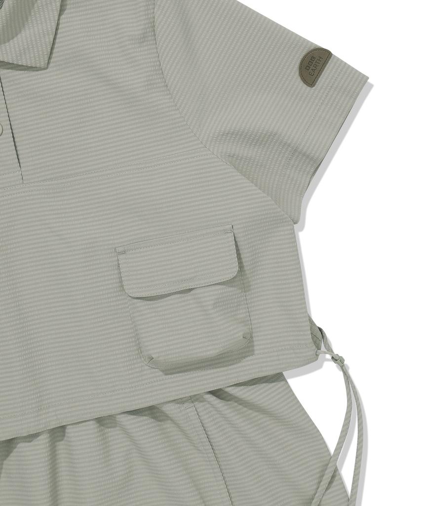 Bbc Earth Women'S Layered Cool Seaker Dress Light Khaki