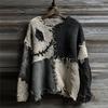 Fashion Women Halloween 3D Pattern Sweatshirt Crew Neck Long Sleeve Loose Casual Pullover