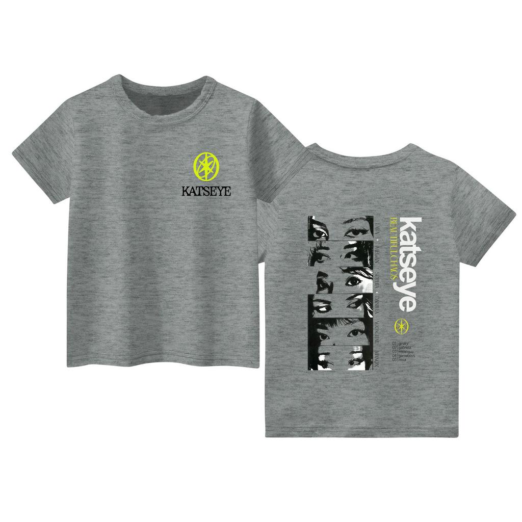 Lässiges, kurzärmliges, bedrucktes T-Shirt mit Rundhalsausschnitt für Kinder