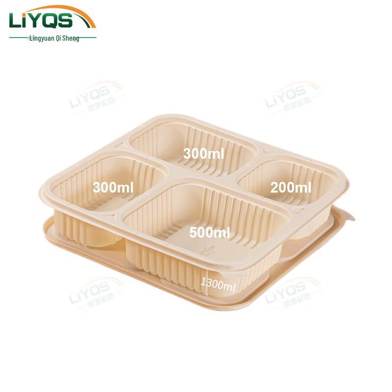 Eco-friendly Corn Starch Disposable Takeaway Box